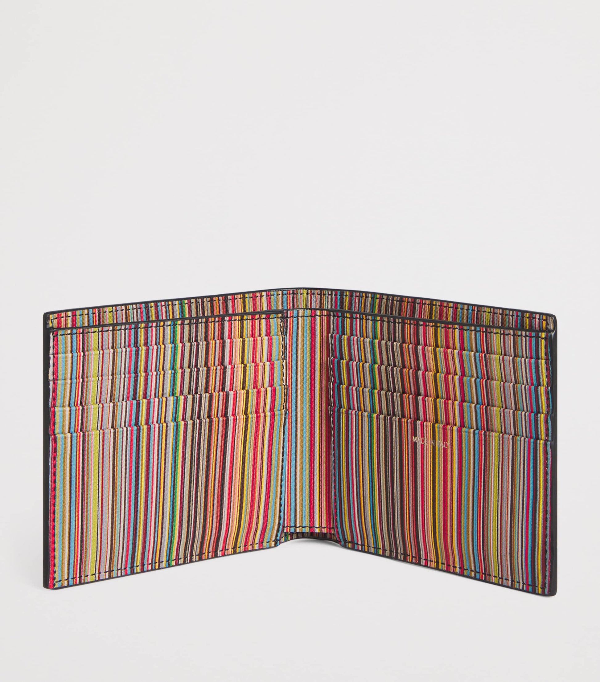 Paul Smith Leather Stripe Insert Bifold Wallet