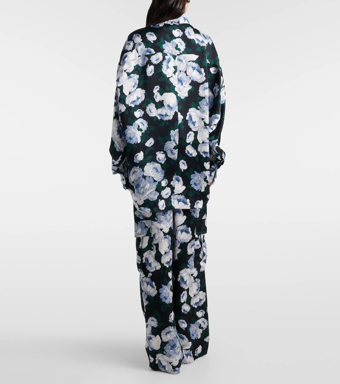 Stella McCartney - Printed satin pajama pants