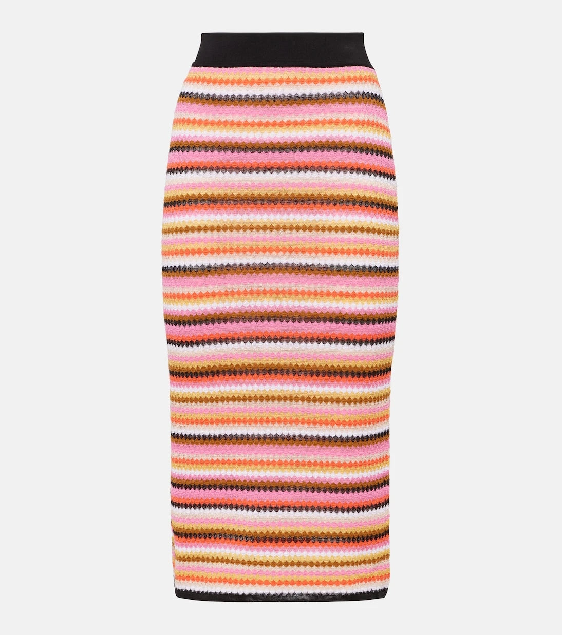 Missoni - تنورة ميدي من مزيج القطن