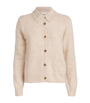 Iris Von Arnim Pink Cashmere Brushed Elyn Cardigan