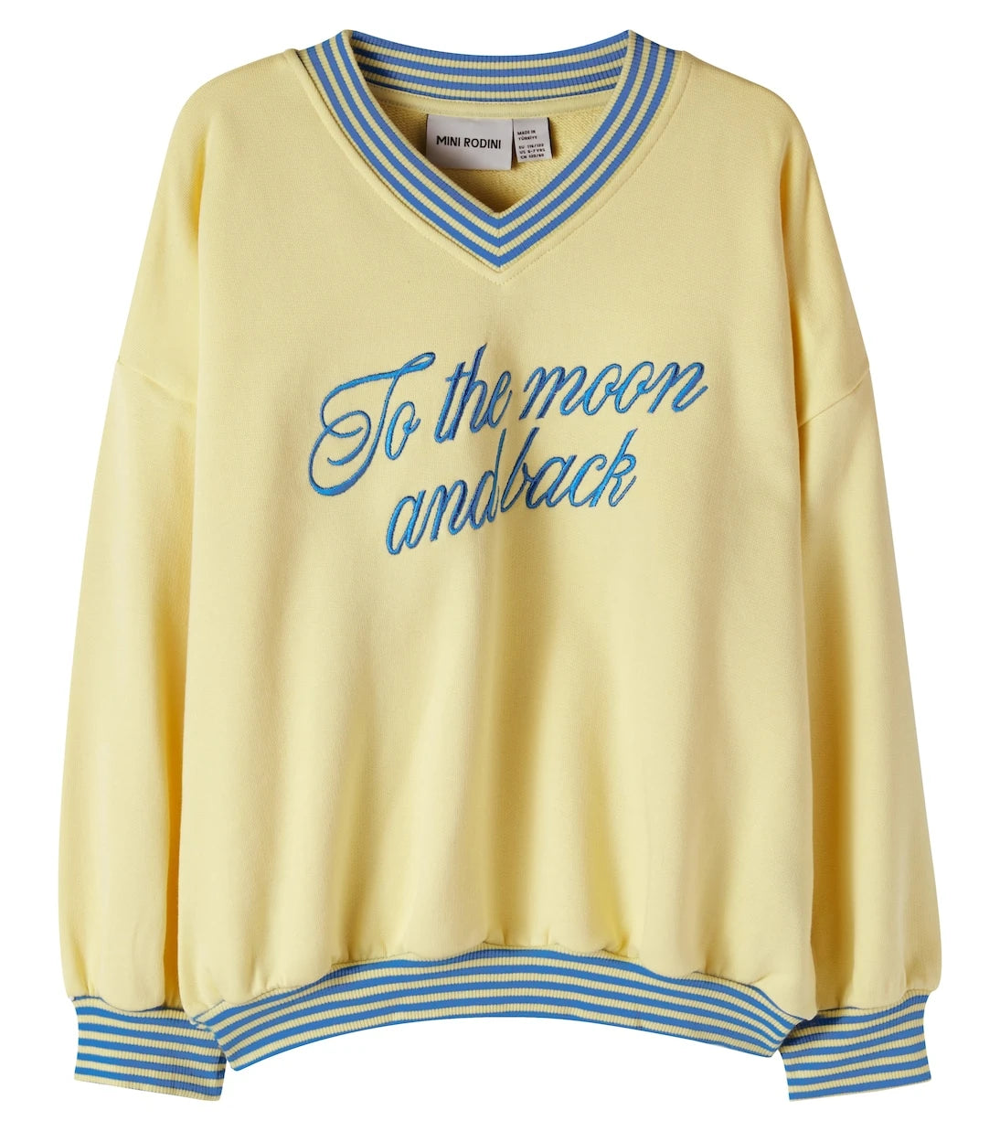 Mini Rodini - To The Moon cotton jersey sweatshirt