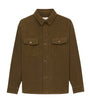 Saint Laurent Green Corduroy Overshirt