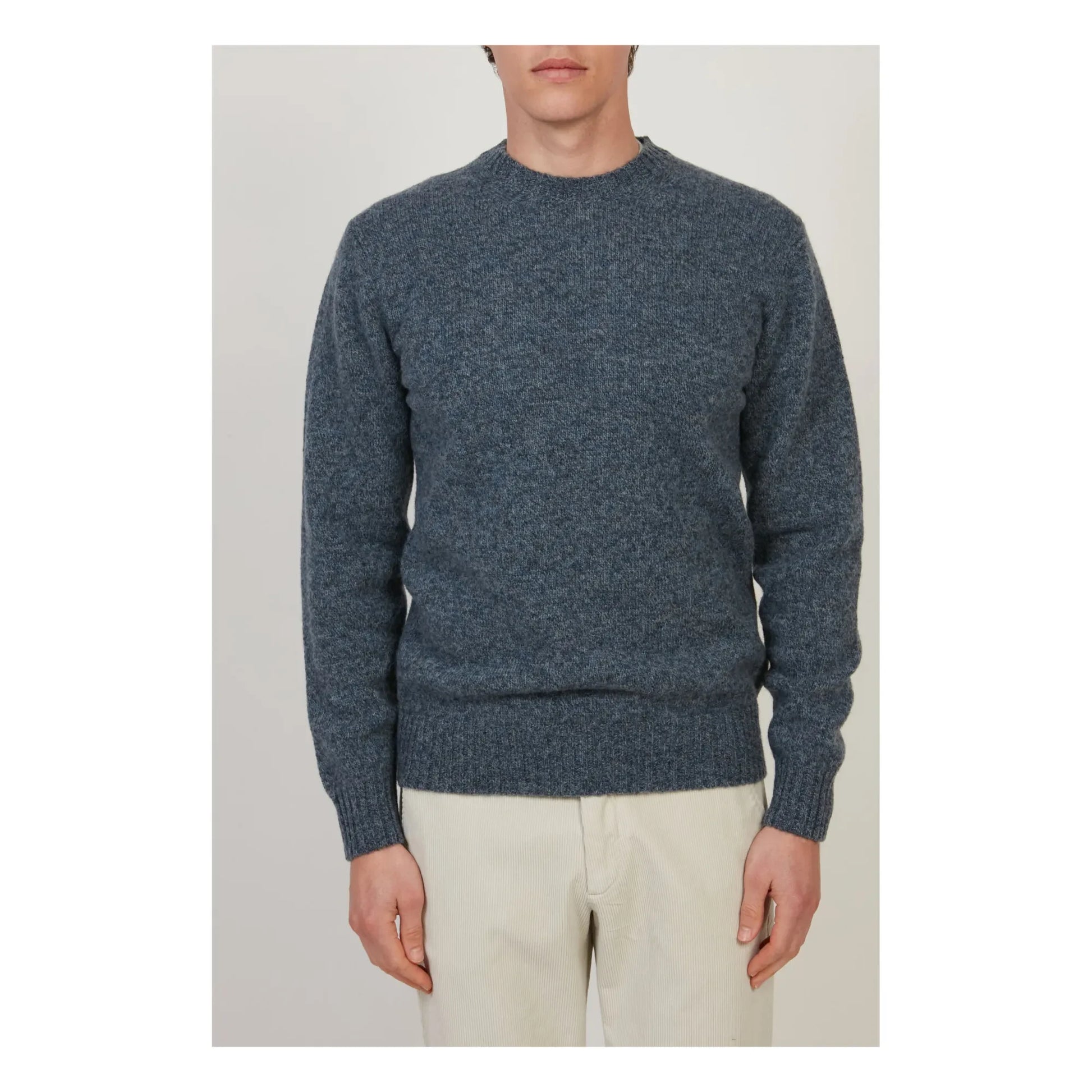 Hartford - Shetland sweatshirt | Indigo blue
