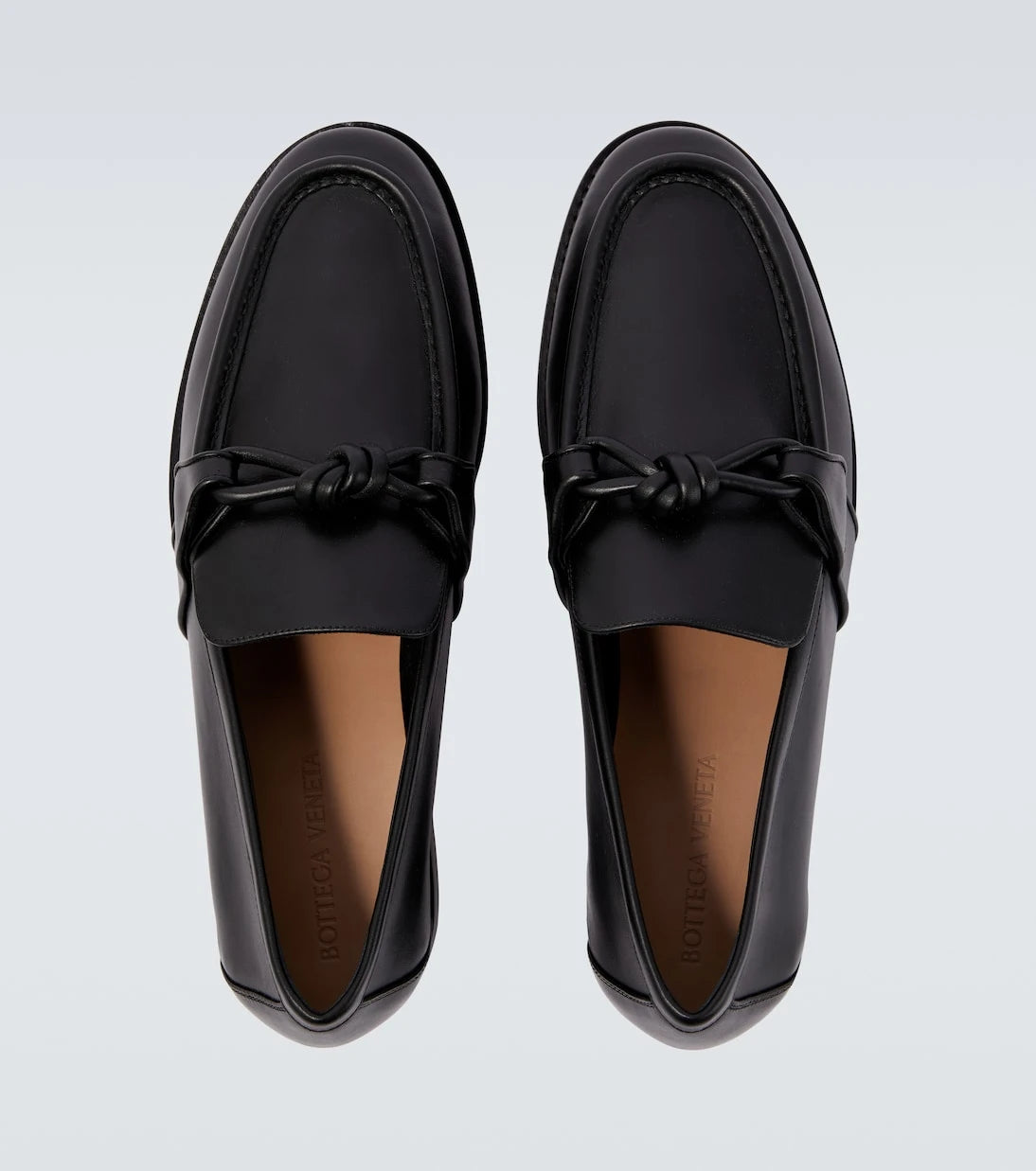 Bottega Veneta - Astaire Knot leather loafers