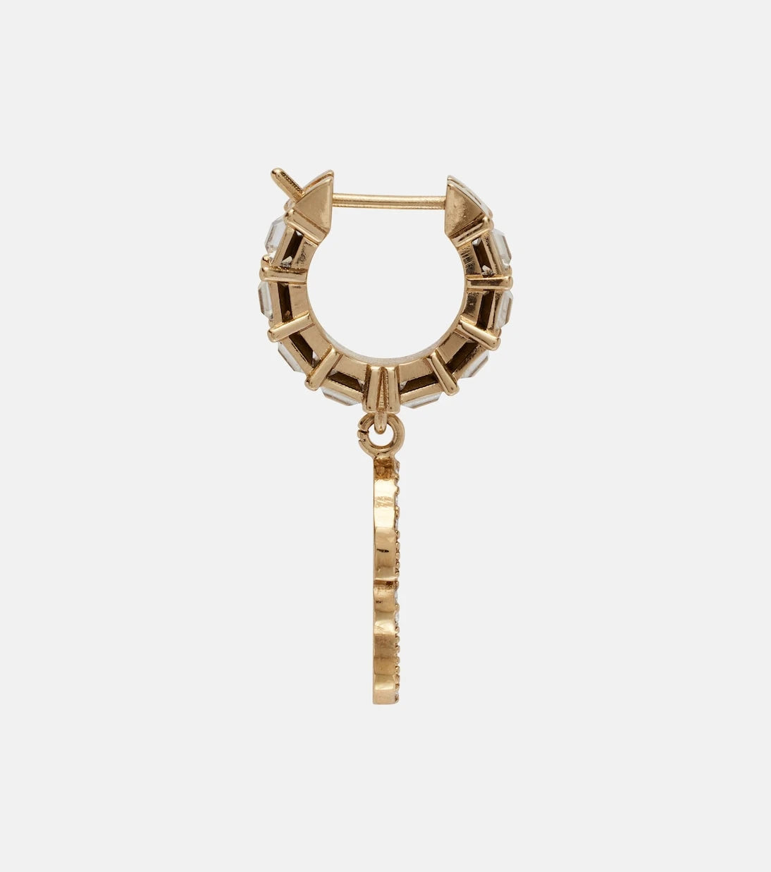 McQueen - Crystal-embellished drop earrings