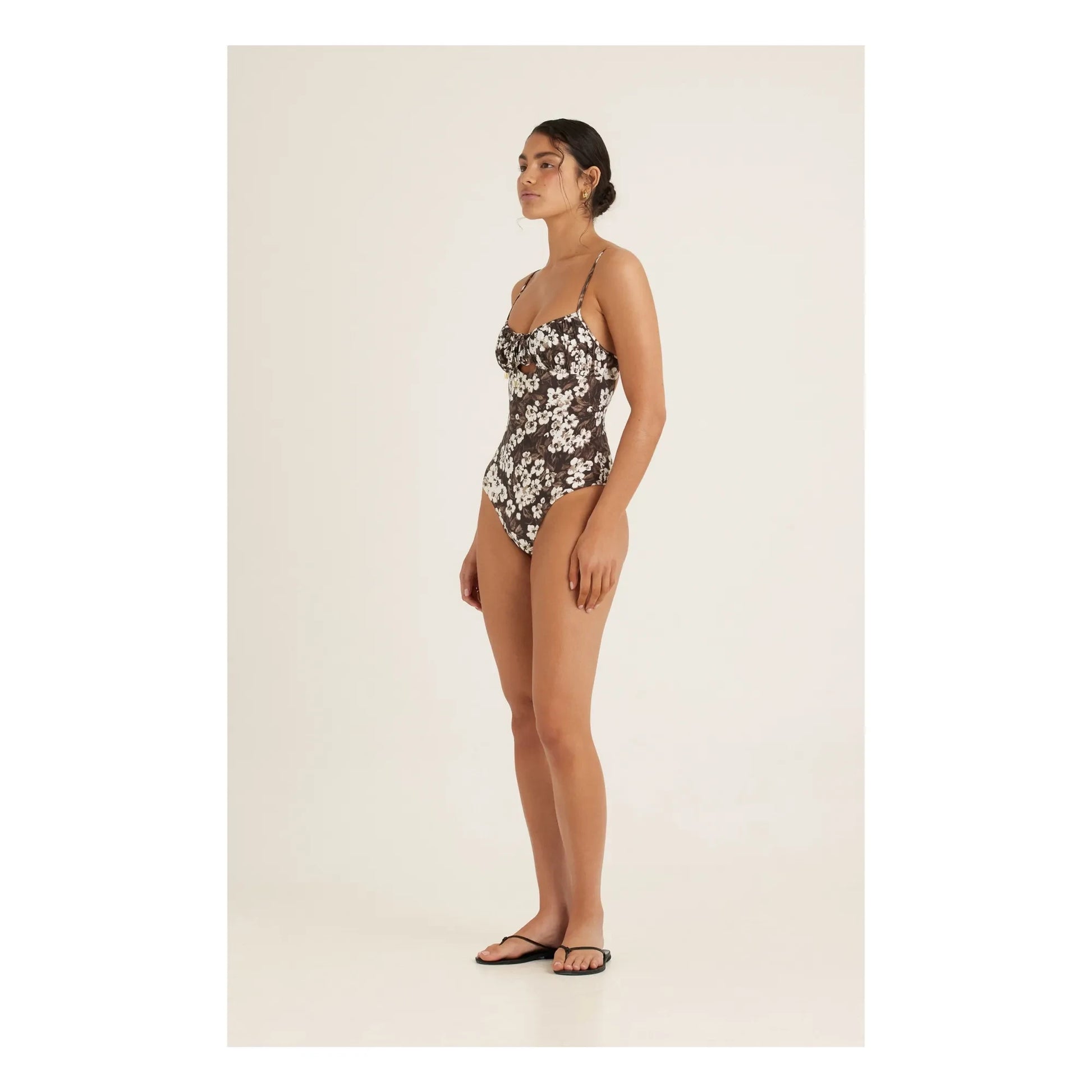 Peony - Solstice One-Piece Swimsuit | Brown