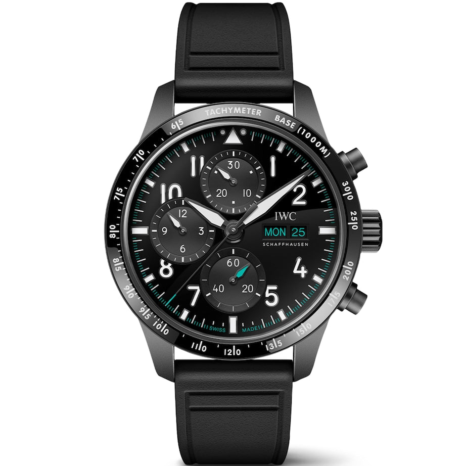 IWC Schaffhausen x Mercedes-AMG PETRONAS Ceratanium Pilot's Performance Chronograph Watch 41mm