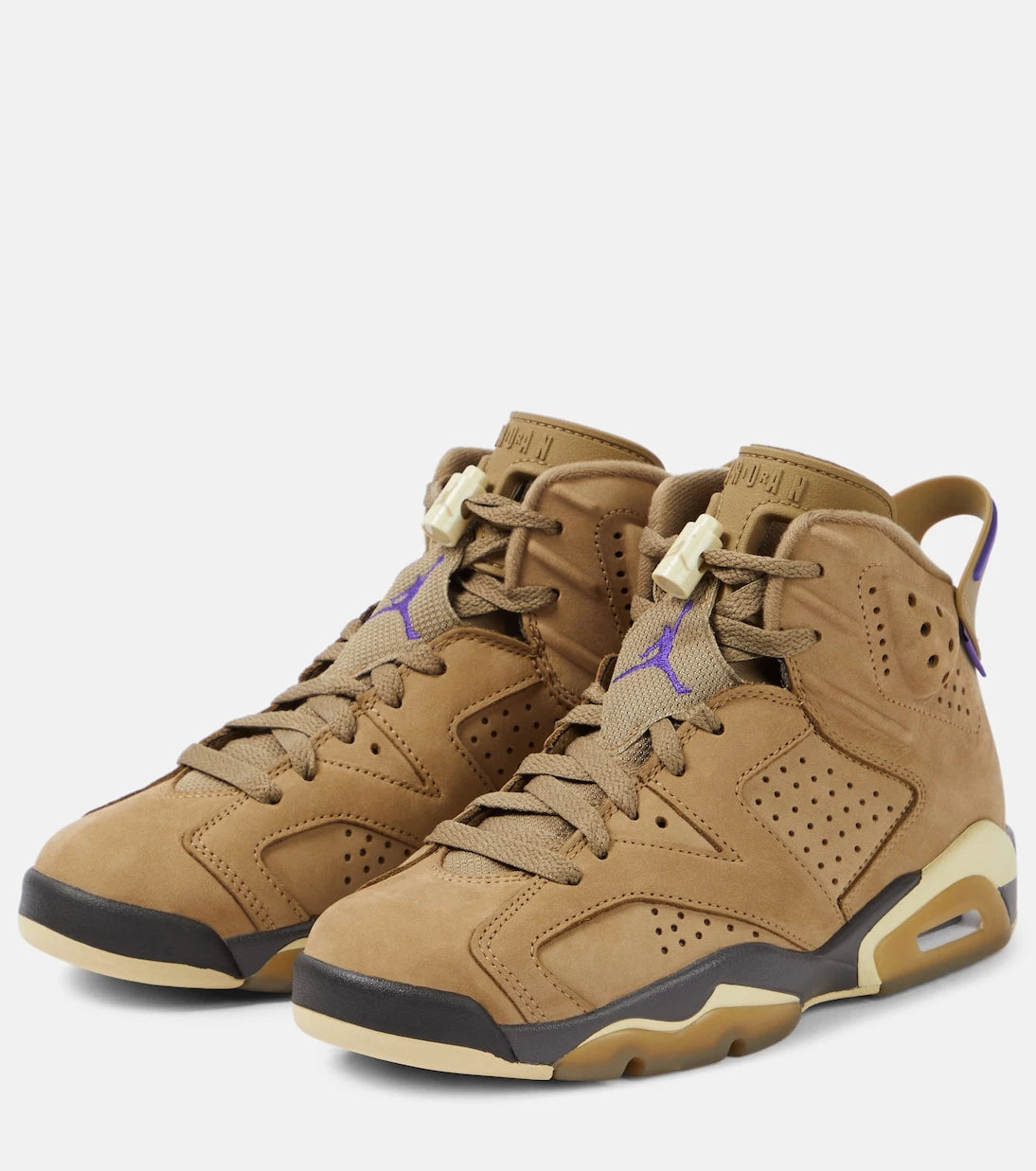 Nike - Air Jordan 6 Retro suede sneakers