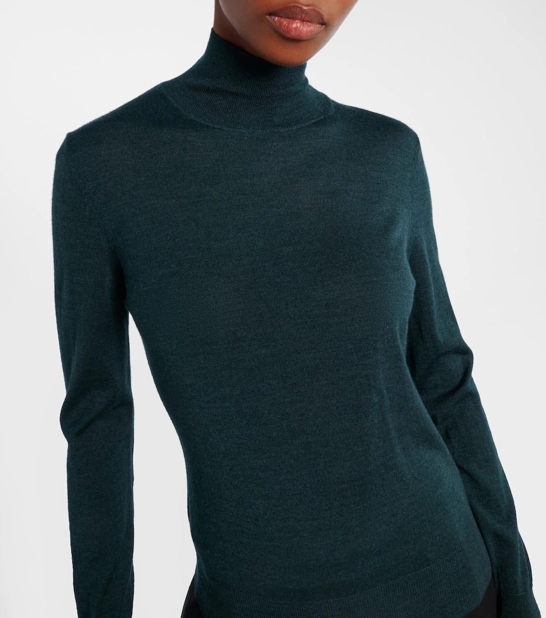 Carolina Herrera - Wool and silk turtleneck sweater