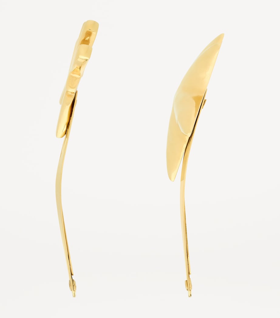 Metallic Charms Hair Clips (Set of 2)