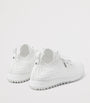 Jimmy Choo White Veles Knitted Sneakers