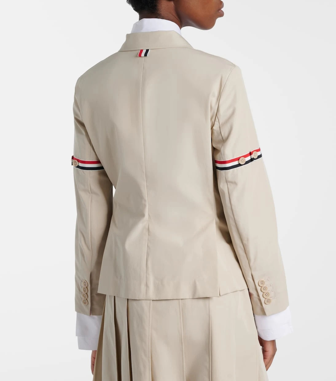 Thom Browne - 4-Bar cotton jacket