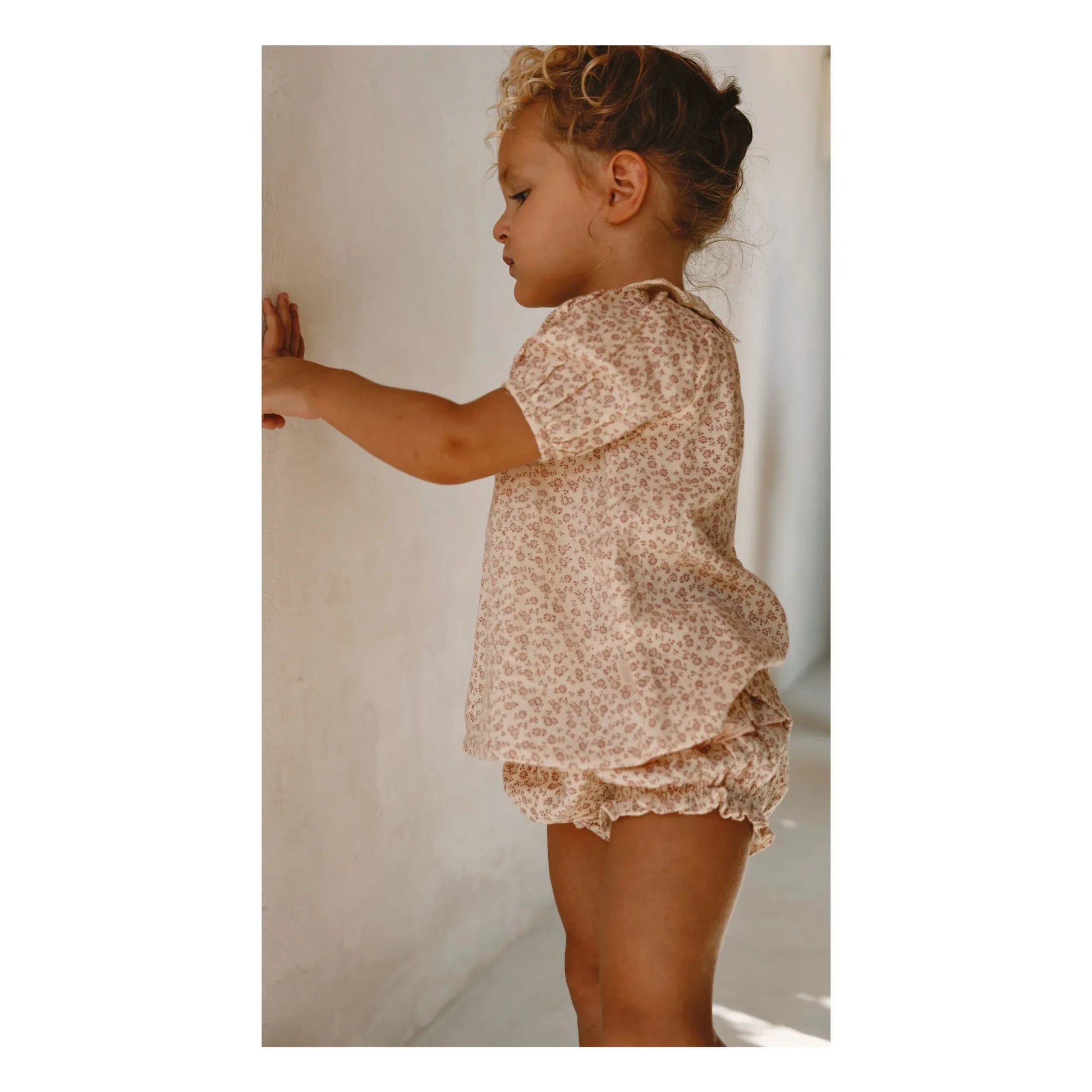 Lilinoa - Blouse Crochet collar Charlotte Liberty | Ecru