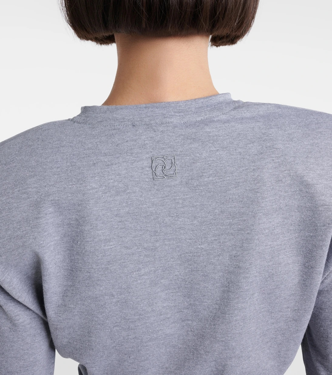 Magda Butrym - Cropped cotton-blend jersey top