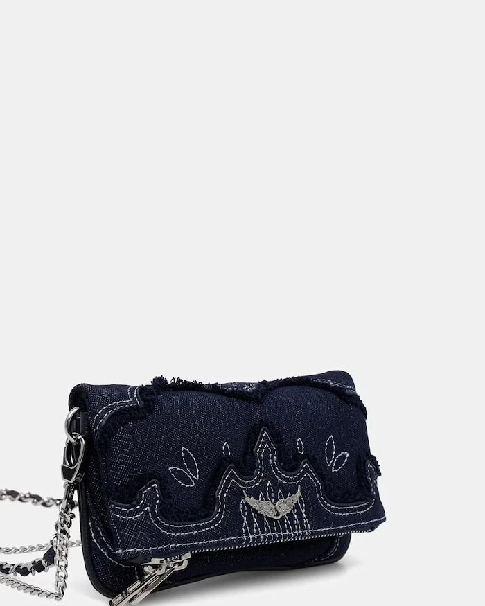 Zadig&Voltaire чанта crossbody дамска от деним