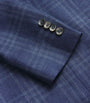 Canali Navy Wool-Silk-Linen Kei Blazer