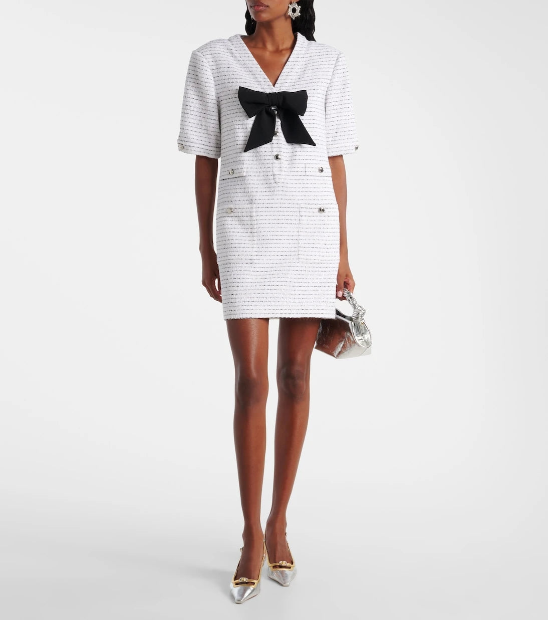 Alessandra Rich - Sequined tweed minidress