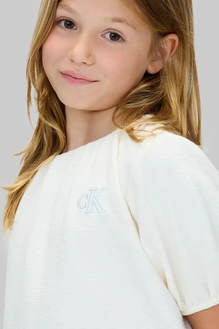 Calvin Klein Jeans Çocuk Pamuklu Elbise