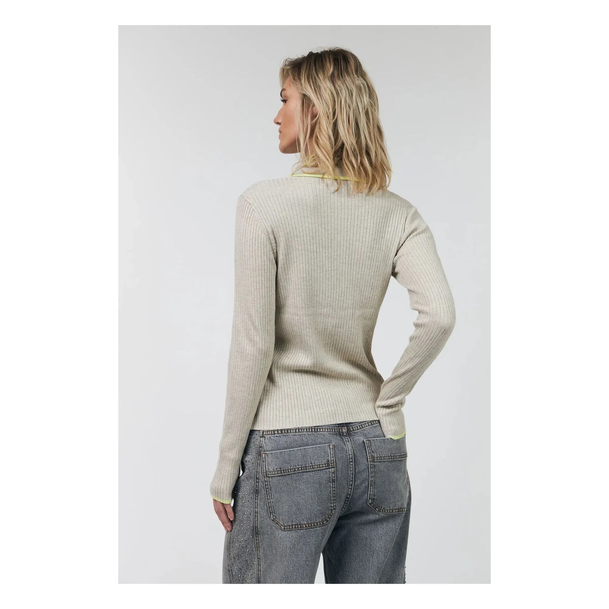 Lollys Laundry - Polo Julio sweater | Beige