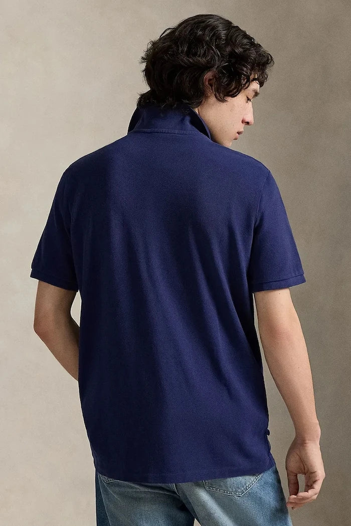 Памучна тениска с яка Polo Ralph Lauren