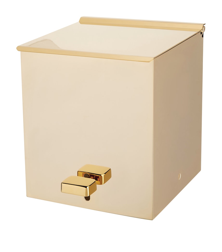 Gold-Plated Square Pedal Bin