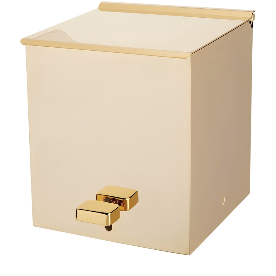 Gold-Plated Square Pedal Bin