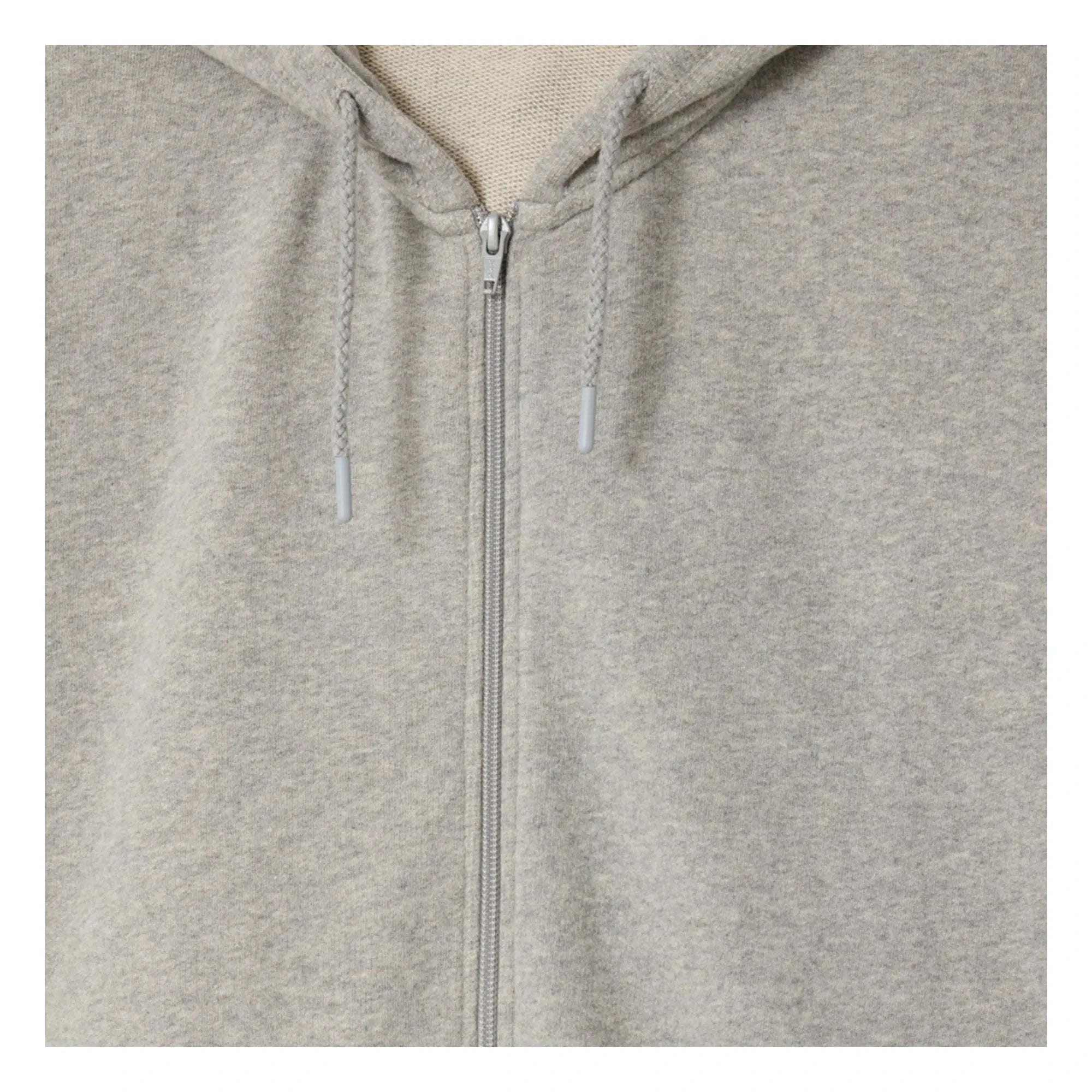 American Vintage - Zip Hoodie | Heather grey