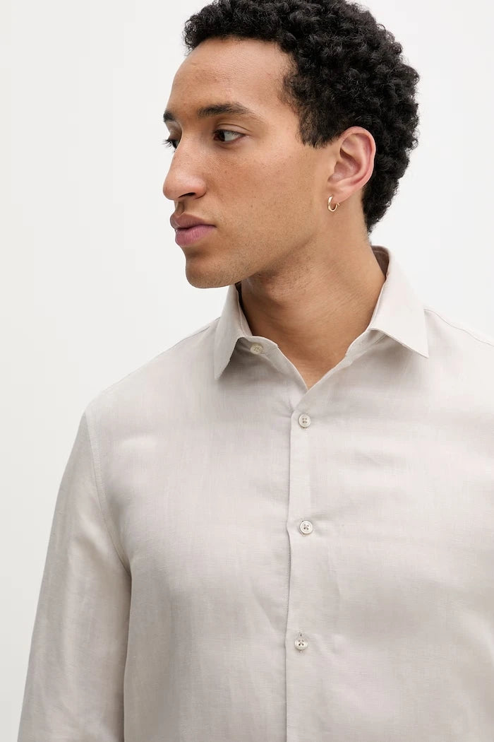 Calvin Klein erkek keten gömlek