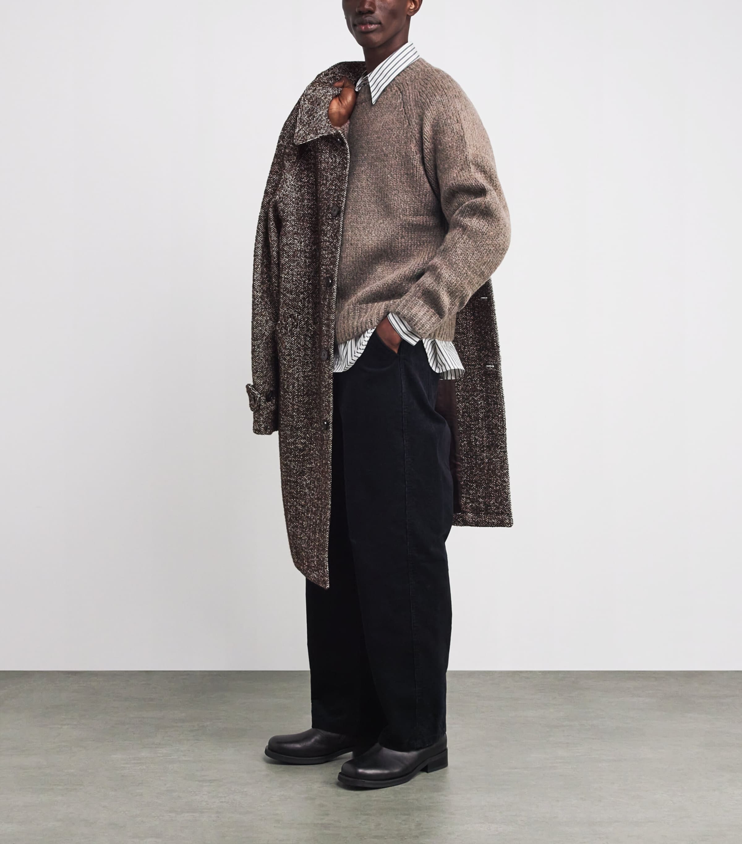 Norse Projects Beige Wool-Blend Birger Sweater