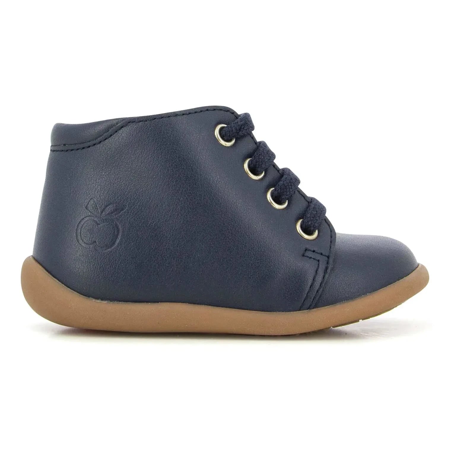 Pom d'Api - Stand Up Lace-Up Boots | Navy blue