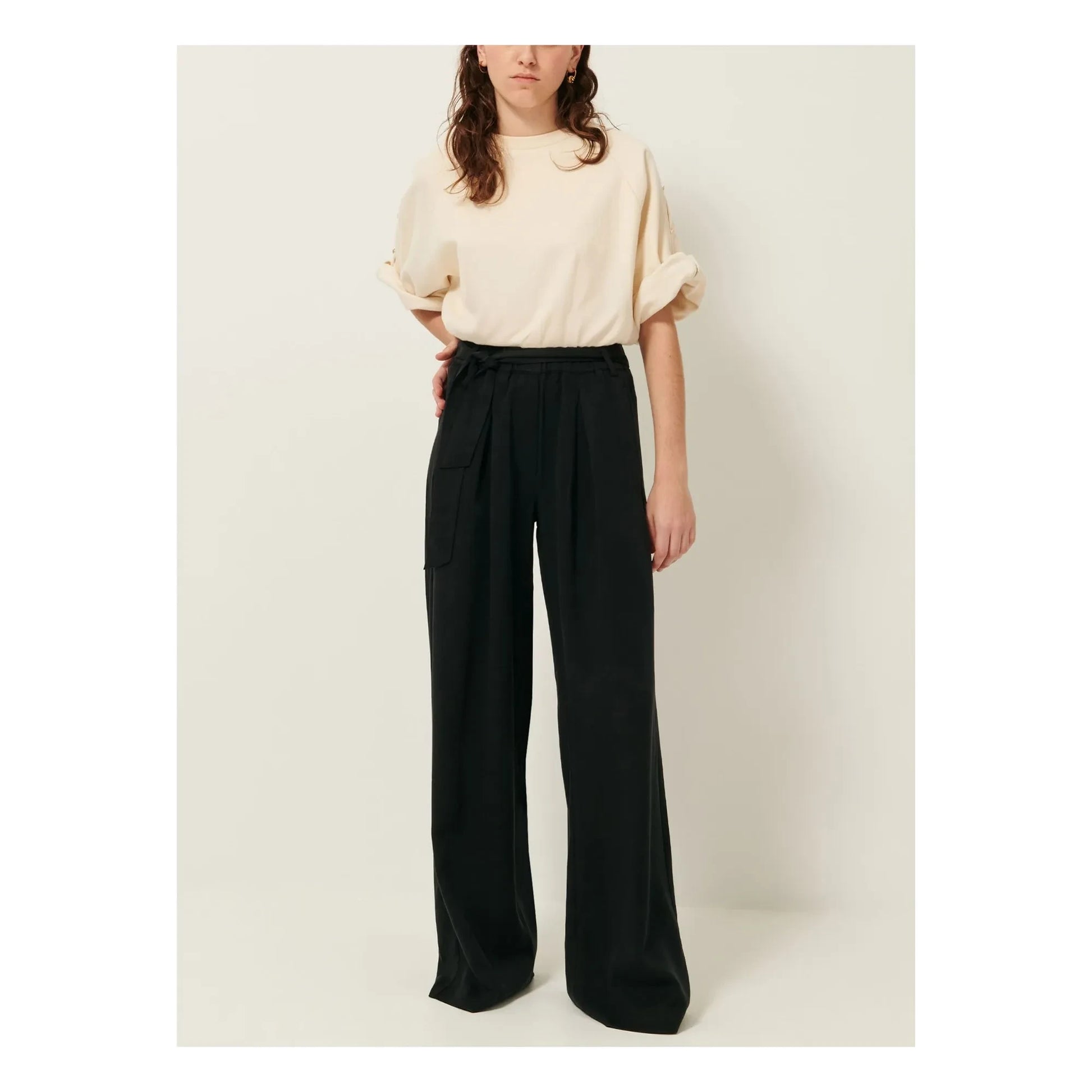 Sessùn - Rim pants | Black