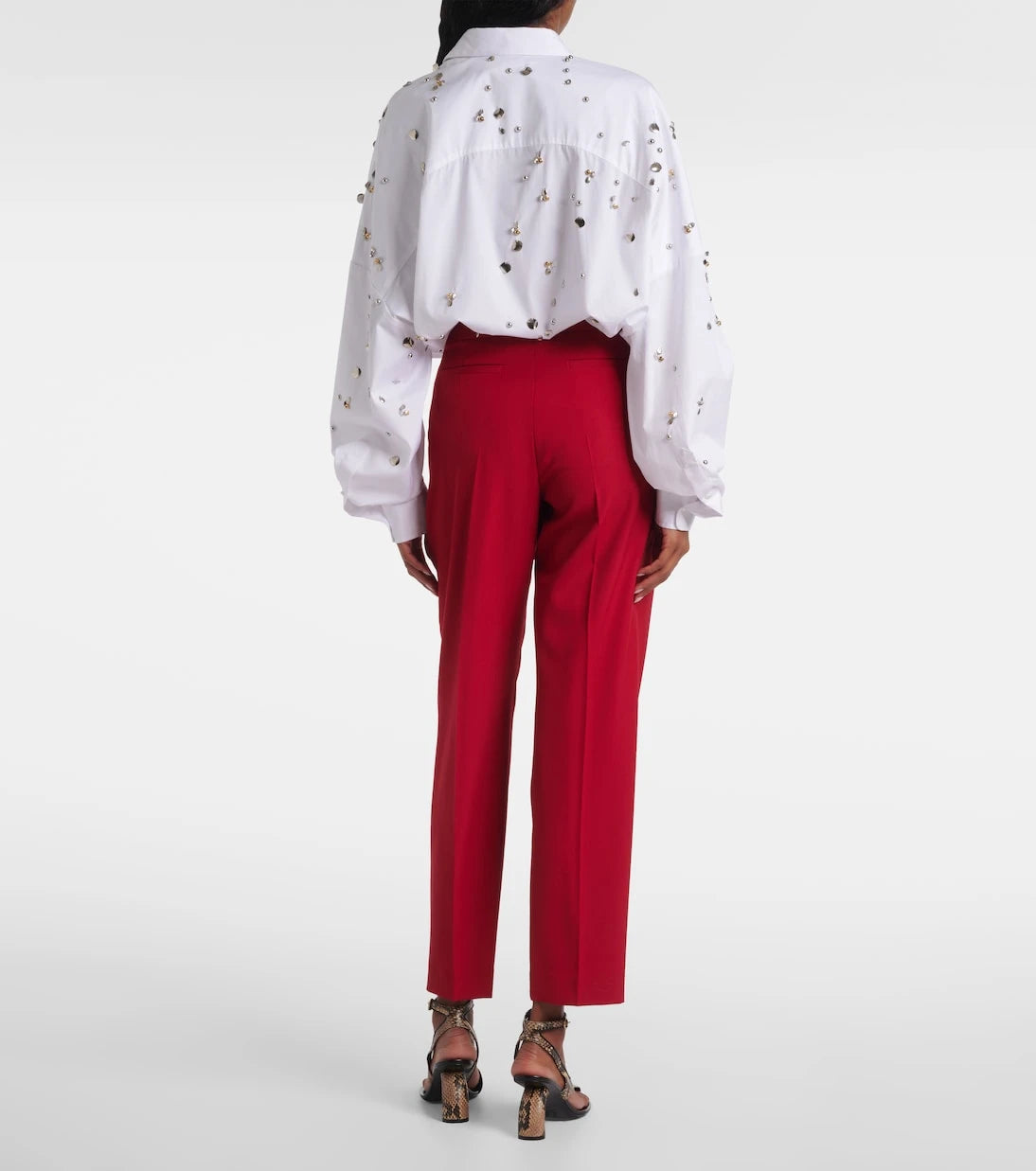 Dries Van Noten - Wool slim pants