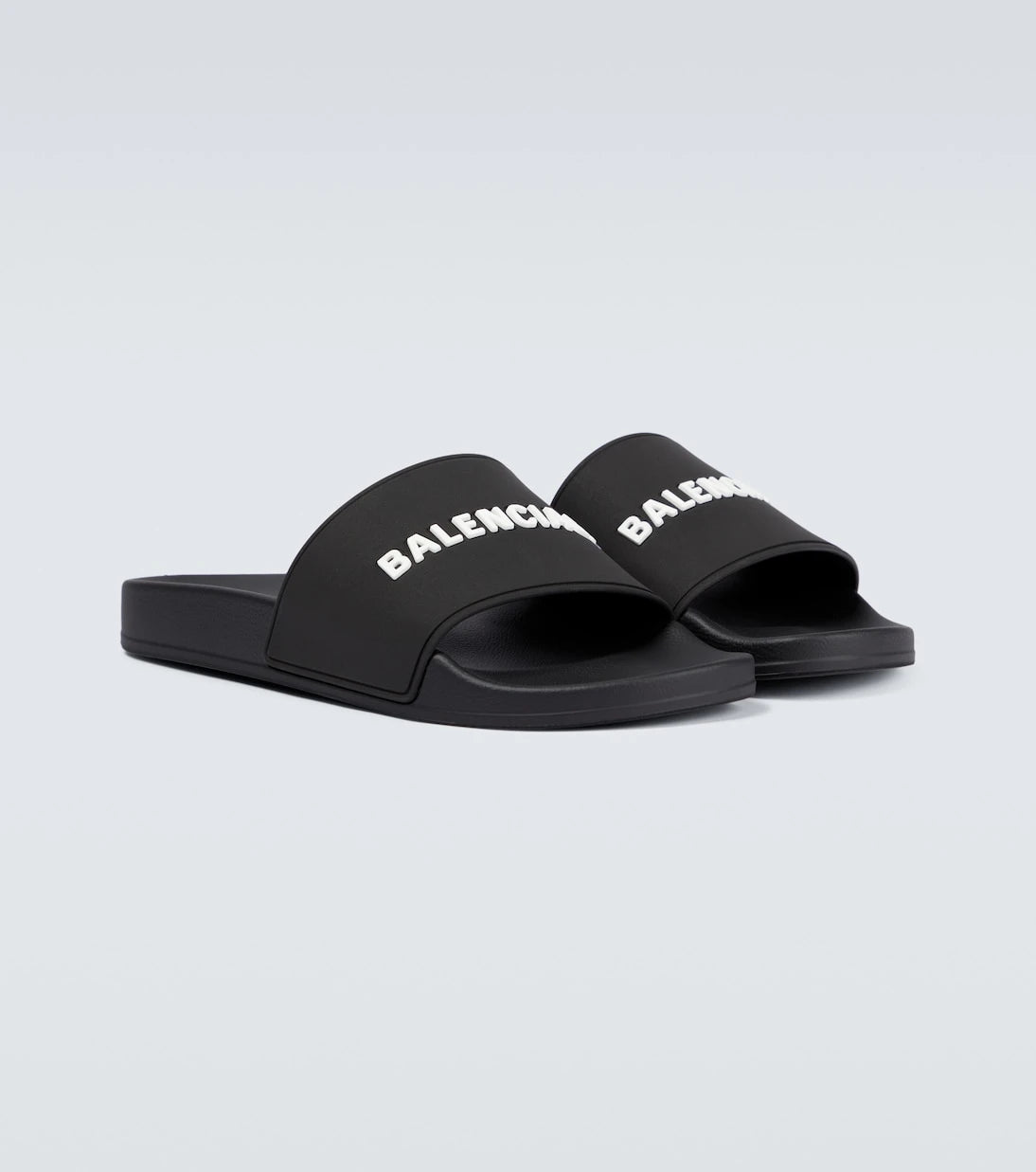 Balenciaga - نعال بول لوغو المطاطية