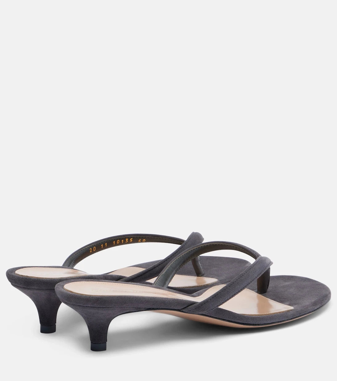 Gianvito Rossi - Calypso 35 suede thong sandals
