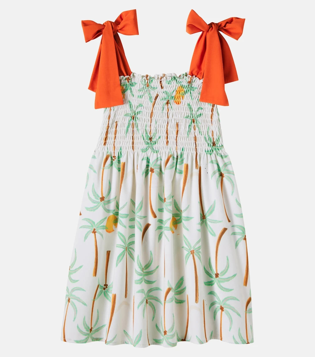 Pepita&Me - Waffle printed shirred dress