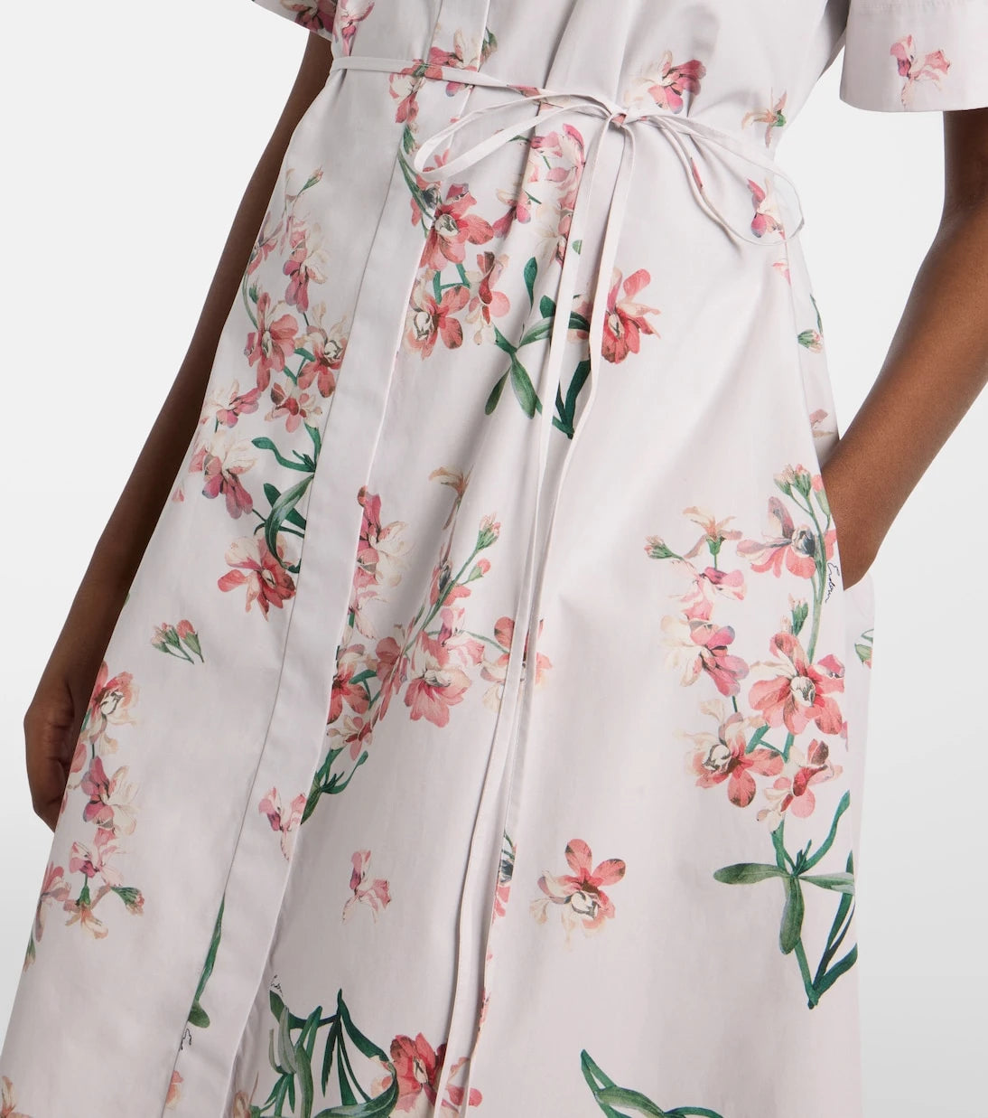 Erdem - Floral cotton shirt dress