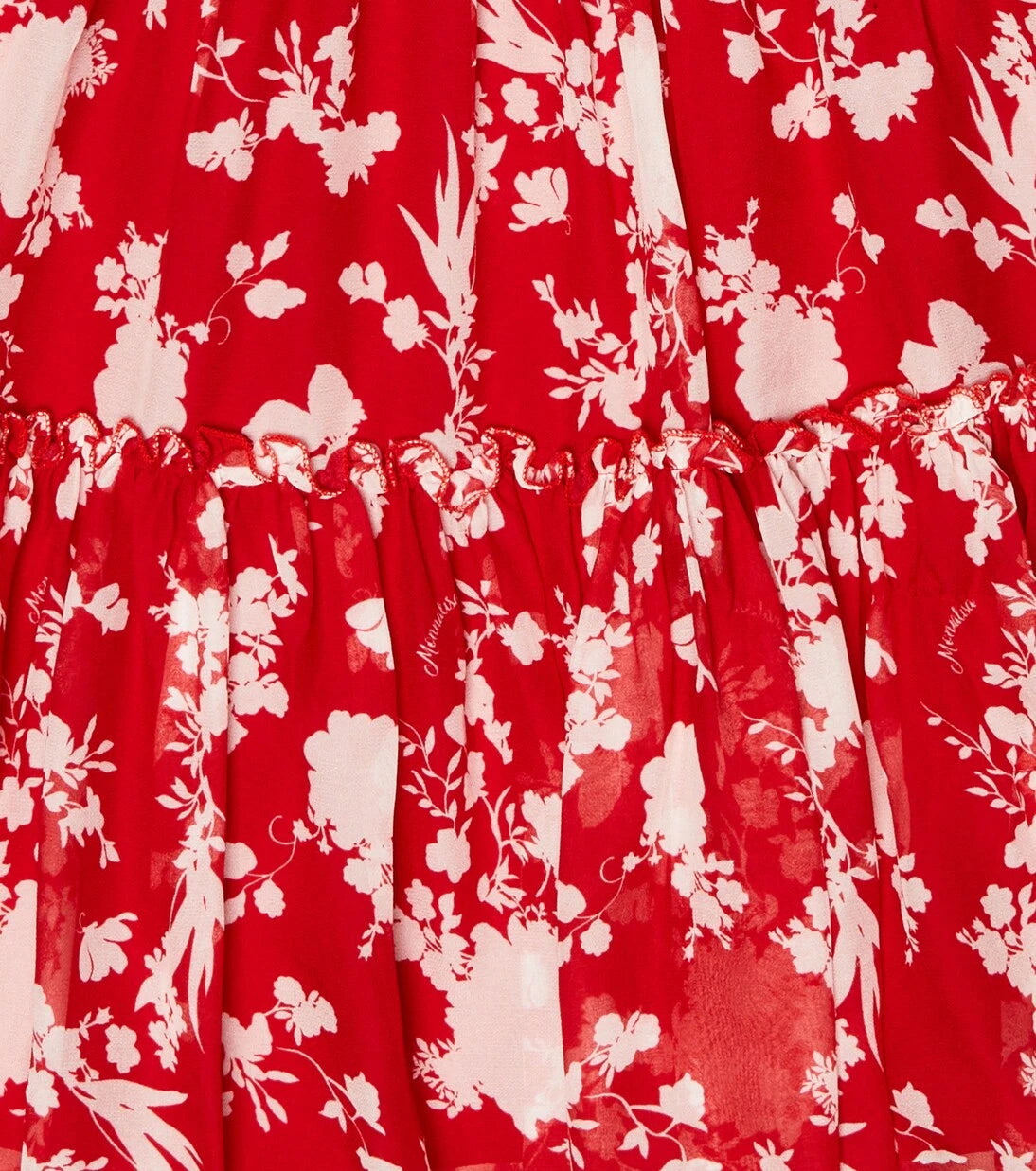 Monnalisa - Floral printed georgette dress