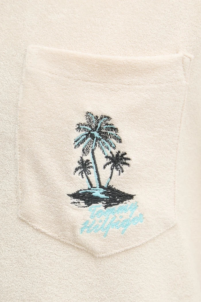 Tommy Hilfiger тениска с яка мъжка с памук SUMMER