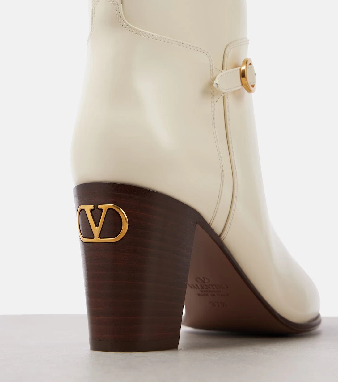 Valentino Garavani - Pattie 75 leather knee-high boots
