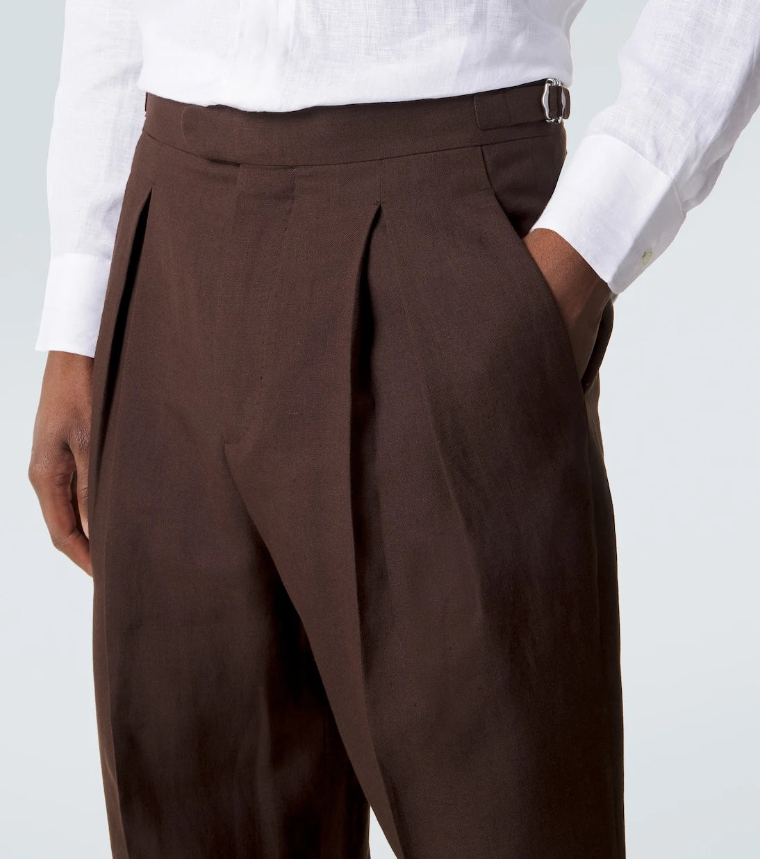 Umit Benan - Johnny linen and wool suit pants