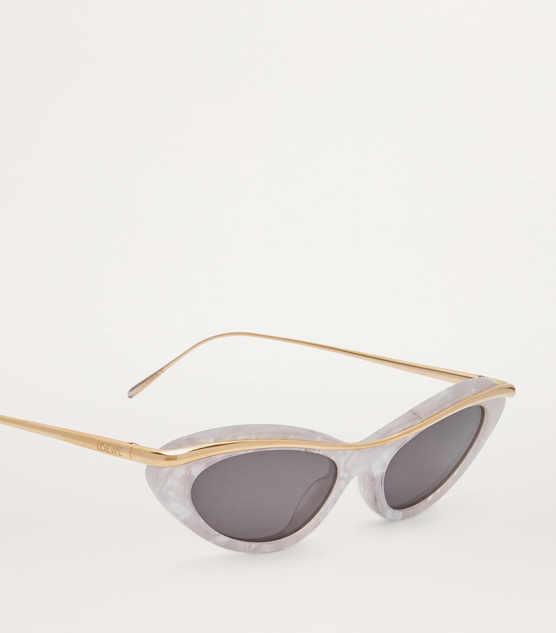 Ivory Whirl Cat Eye Sunglasses