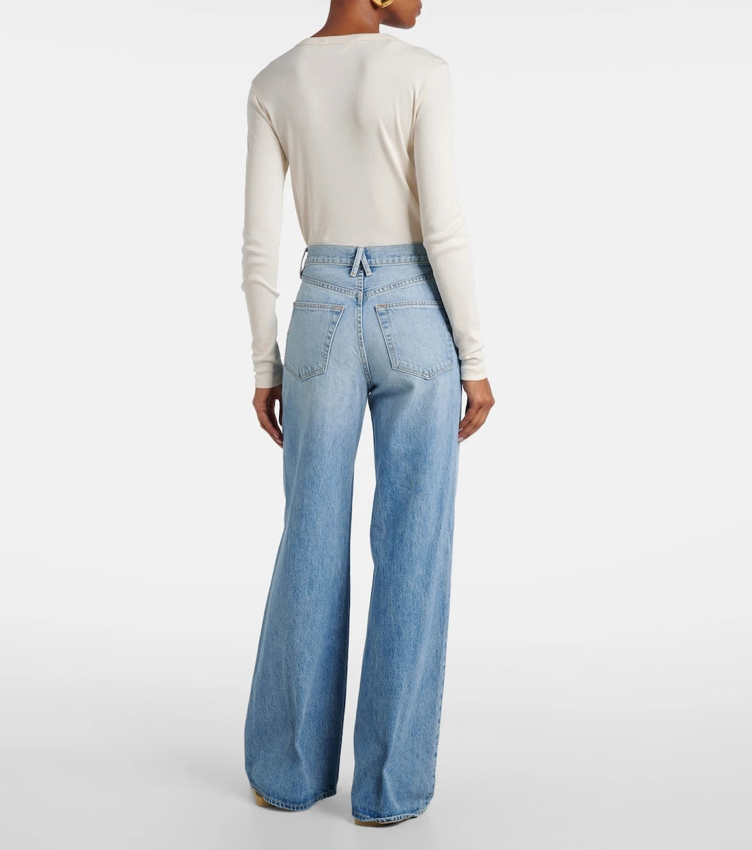 Slvrlake - Eva high-rise wide-leg jeans