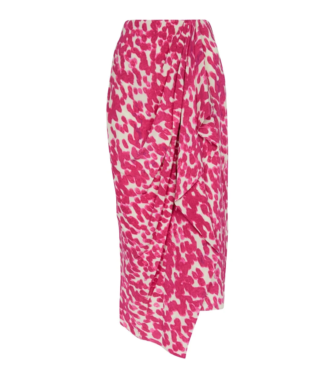 Isabel Marant - Bree printed stretch-silk midi skirt