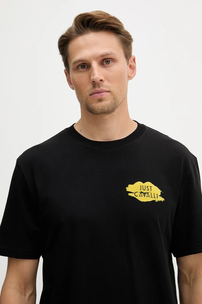 Памучна тениска Just Cavalli