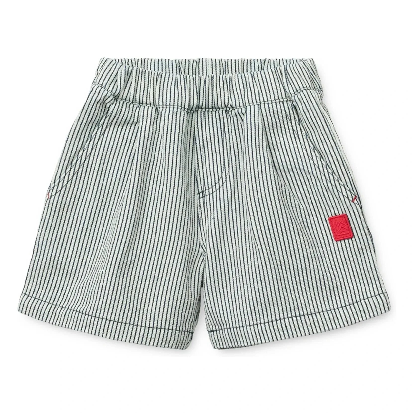 Liewood - Borrisa Striped Denim Shorts | Navy blue