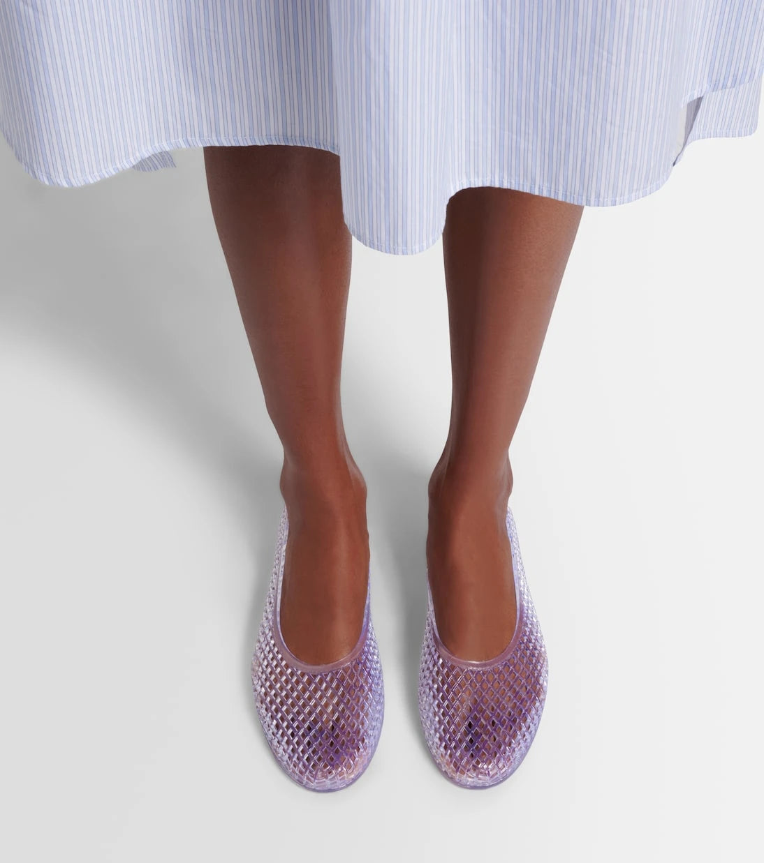 Ancient Greek Sandals - Iro fishnet ballet flats