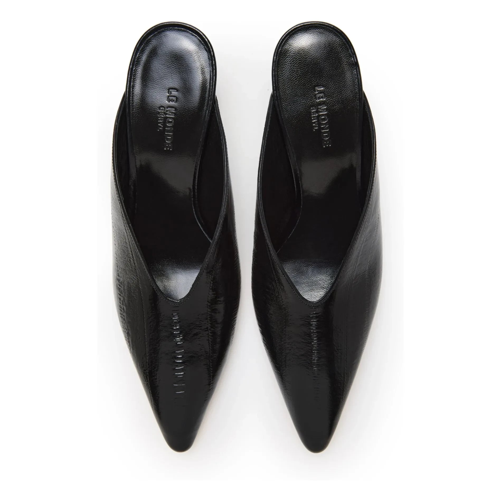 Le Monde Beryl - Mules Victoria Leather | Black