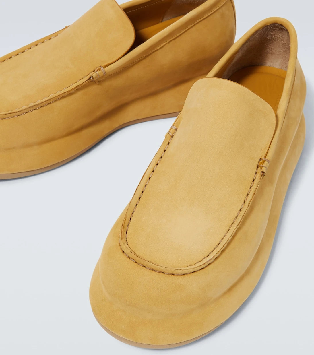 Jacquemus - Les Mocasins Bricciola suede platform loafers