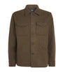 Ralph Lauren Collection Green Double RL Wool-Blend Overshirt