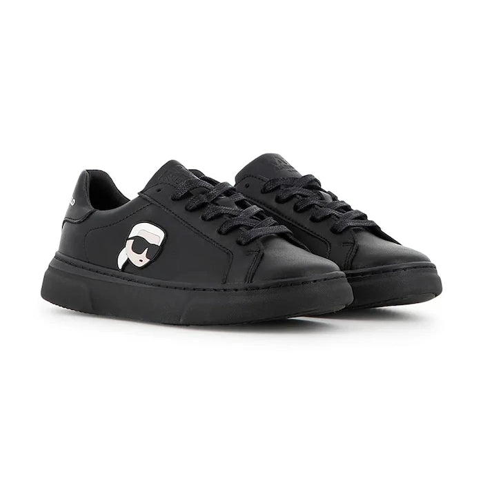 Karl Lagerfeld çocuklar için deri sneakerlar